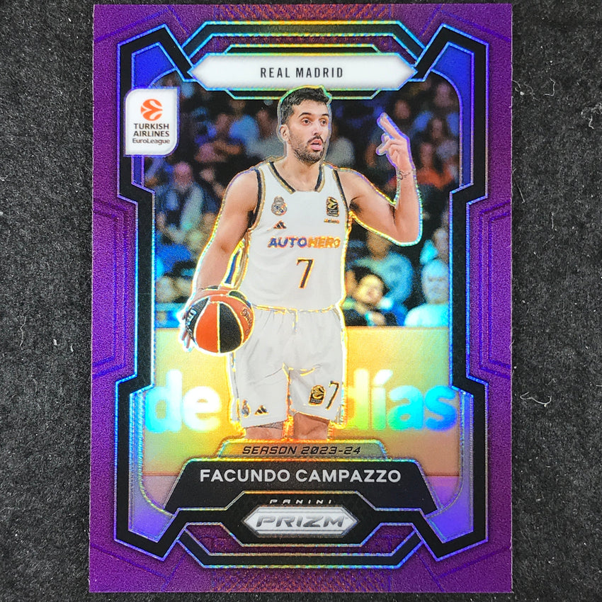 2023-24 Prizm EuroLeague FACUNDO CAMPAZZO Purple Prizm /99 #73