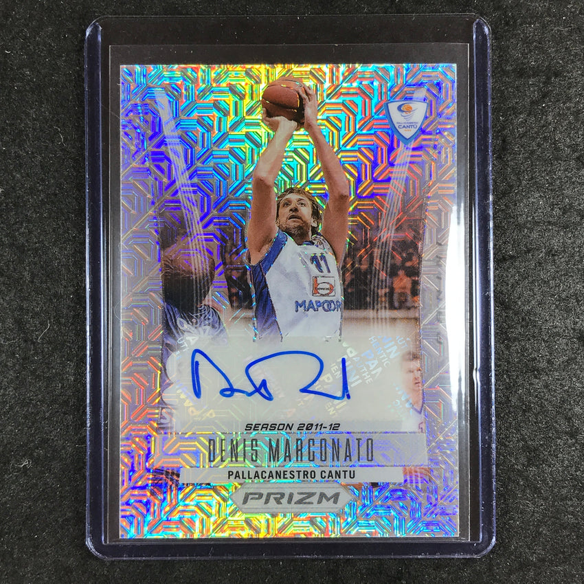 2023-24 Prizm EuroLeague DENIS MARCONATO Retro Signatures Auto Mojo 7/25 #MCR