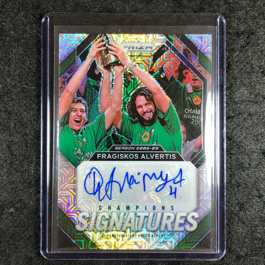 2023-24 Prizm EuroLeague FRAGISKOS ALVERTIS Champions Auto Mojo Prizm 12/25 #FRG