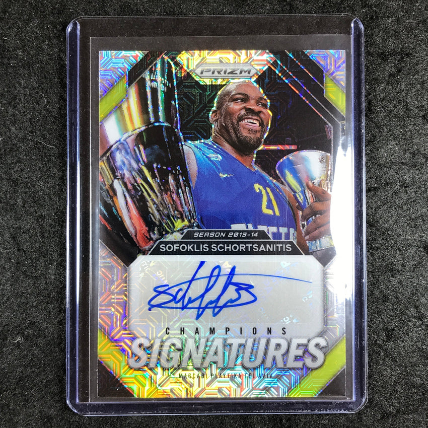 2023-24 Prizm EuroLeague SOFOKLIS SCHORTSANITIS Champions Auto Mojo 1/25 #SCH