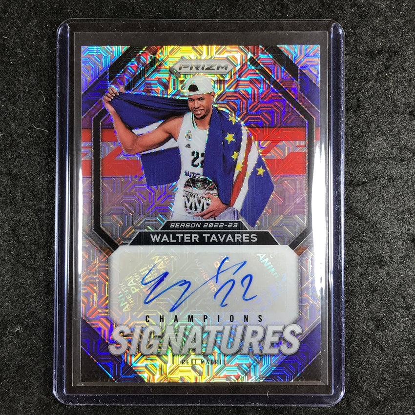 2023-24 Prizm EuroLeague WALTER TAVARES Champions Auto Mojo Prizm 11/25 #TVS