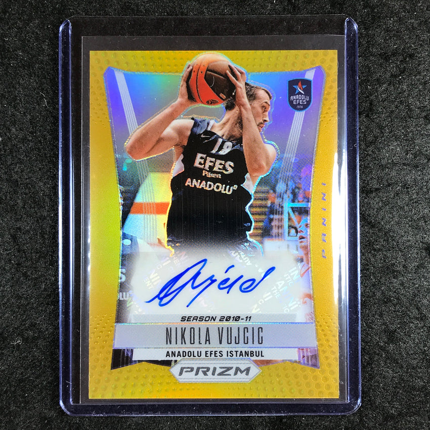 2023-24 Prizm EuroLeague NIKOLA VUJCIC Retro Signatures Auto Gold Prizm 1/10