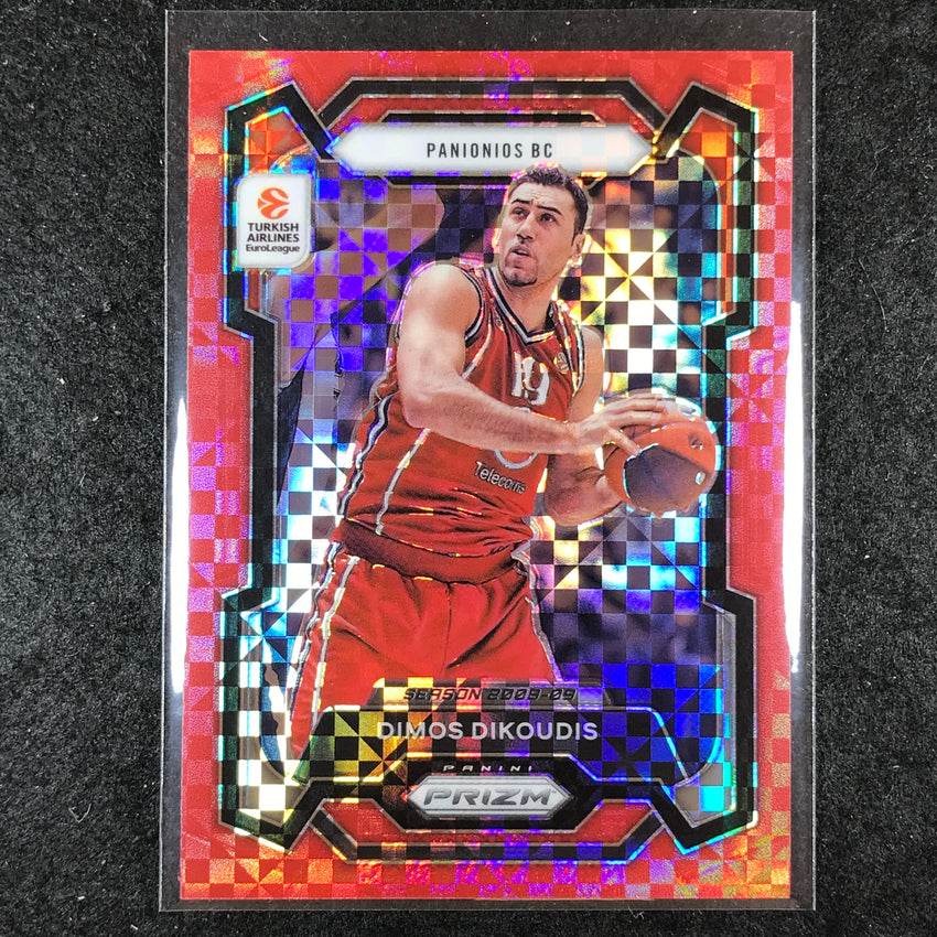 2023-24 Prizm EuroLeague DIMOS DIKOUDIS Red Power 44/75 #191