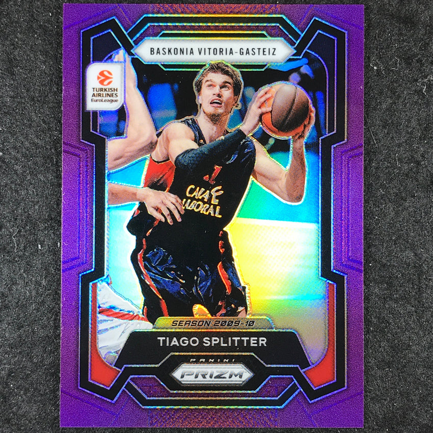 2023-24 Prizm EuroLeague TIAGO SPLITTER Purple Prizm /99 #79