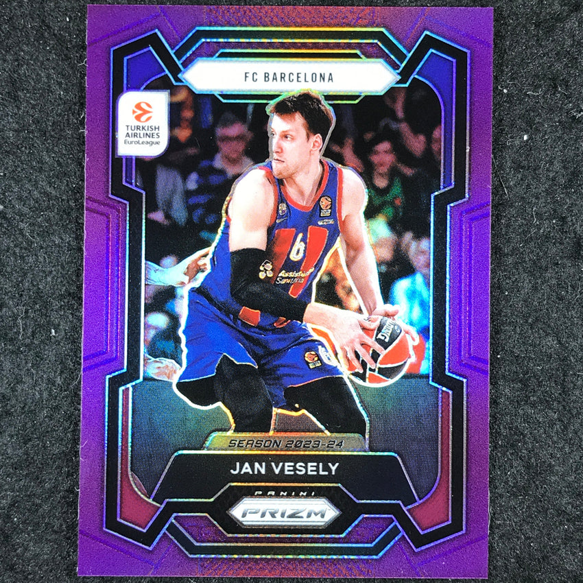 2023-24 Prizm EuroLeague JAN VESELY Purple Prizm /99 #104