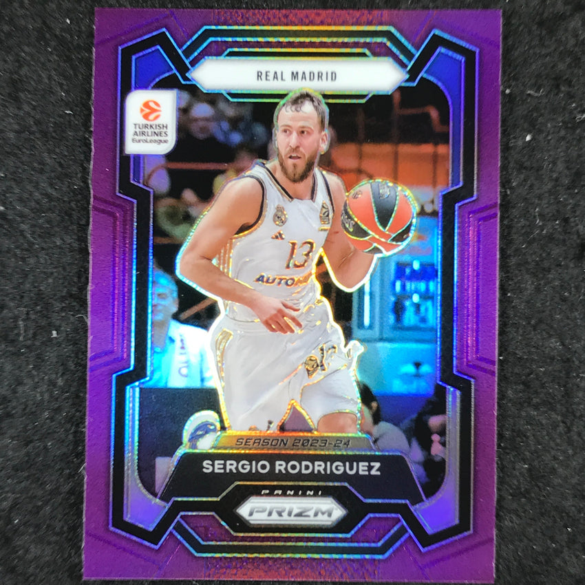 2023-24 Prizm EuroLeague SERGIO RODRIGUEZ Purple Prizm /99 #108