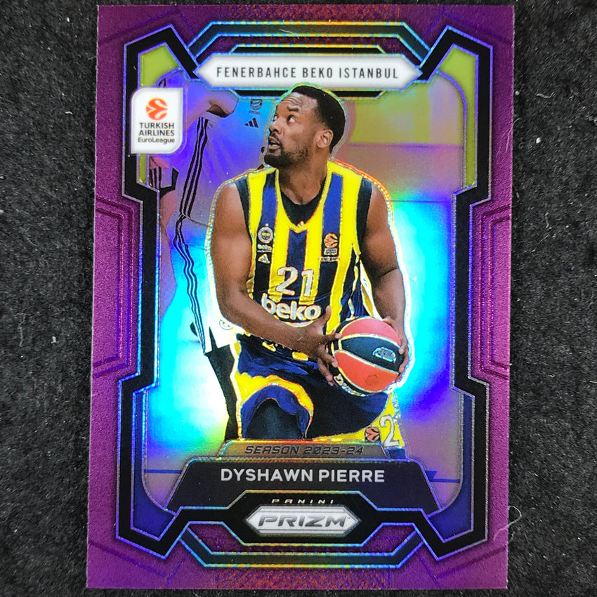2023-24 Prizm EuroLeague DYSHAWN PIERRE Purple Prizm /99 #110