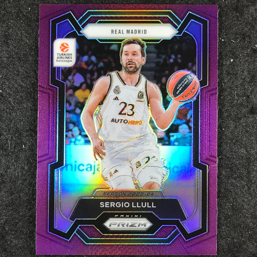 2023-24 Prizm EuroLeague SERGIO LLULL Purple Prizm /99 #113
