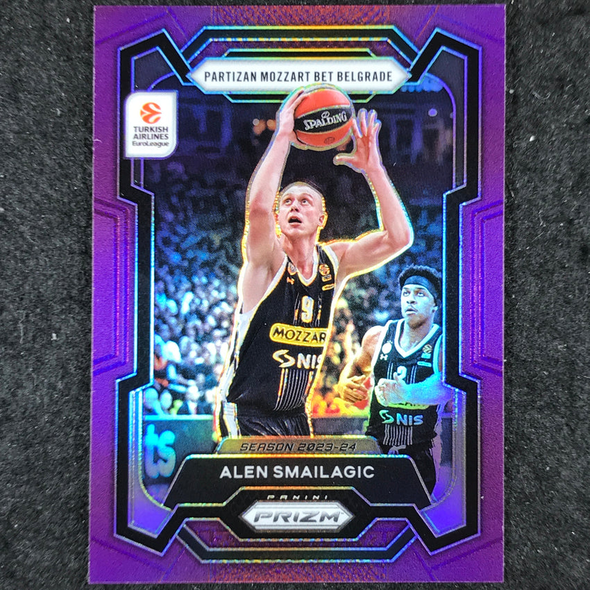 2023-24 Prizm EuroLeague ALEN SMAILAGIC Purple Prizm /99 #117