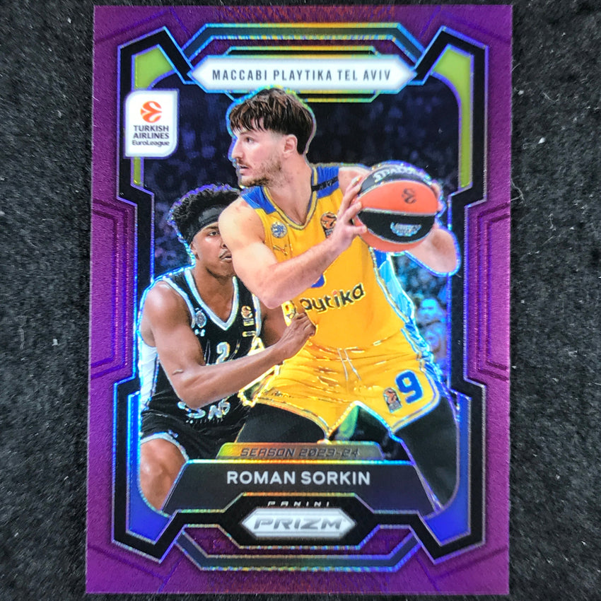 2023-24 Prizm EuroLeague ROMAN SORKIN Purple Prizm /99 #118