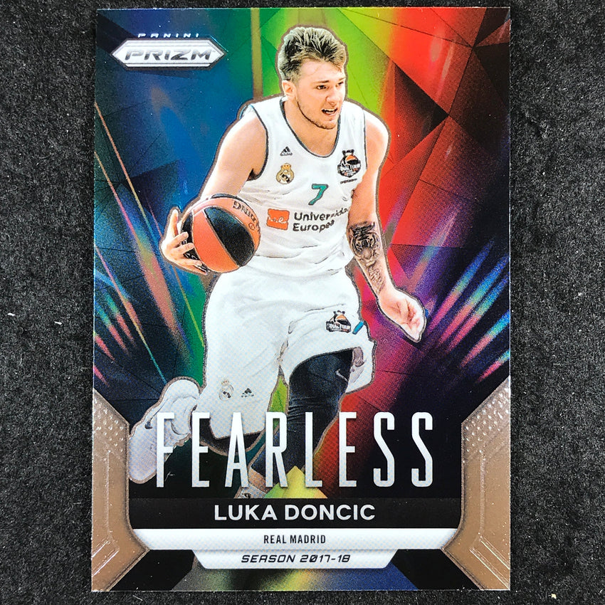 2023-24 Prizm EuroLeague LUKA DONCIC Fearless Base #15