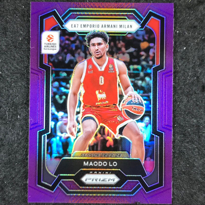 2023-24 Prizm EuroLeague MAODO LO Purple Prizm /99 #121