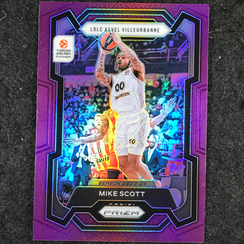 2023-24 Prizm EuroLeague MIKE SCOTT Purple Prizm /99 #139