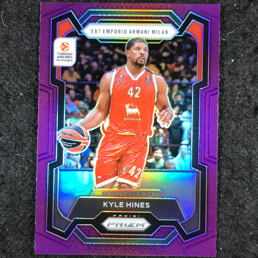 2023-24 Prizm EuroLeague KYLE HINES Purple Prizm /99 #147