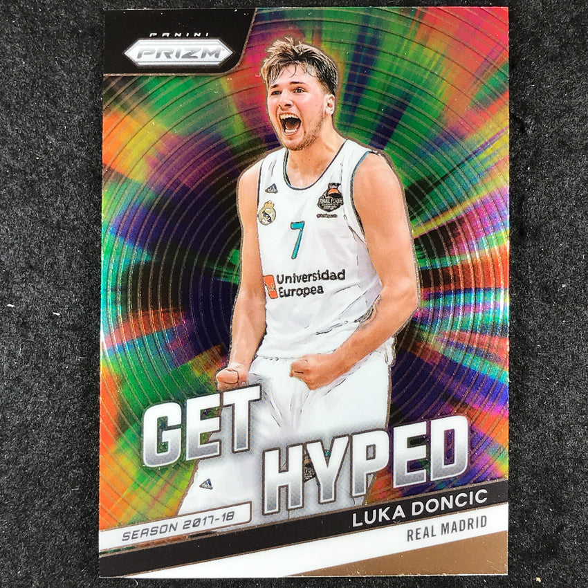 2023-24 Prizm EuroLeague LUKA DONCIC Get Hyped Base #1
