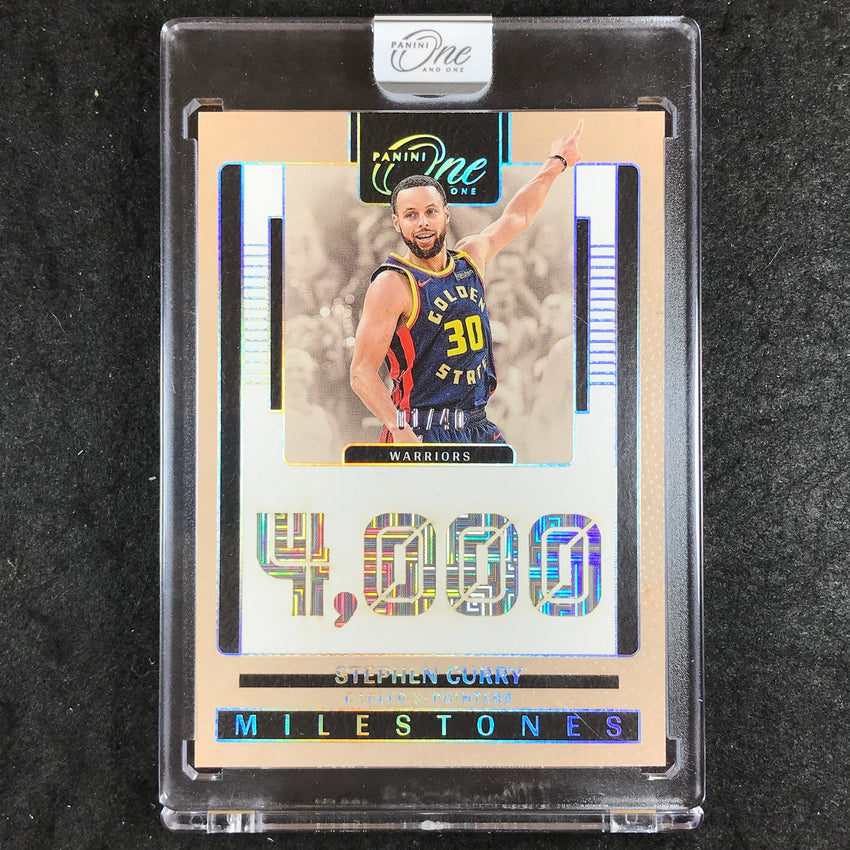 2024-25 One and One STEPHEN CURRY One and One Milestones 1/40 #14