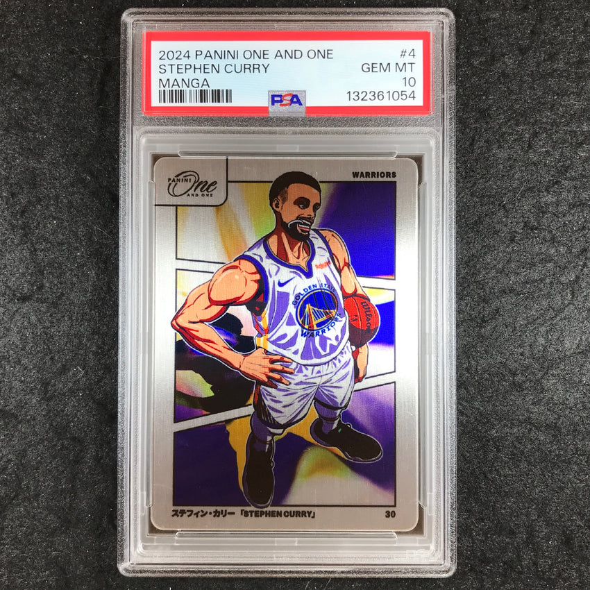 2024-25 One and One STEPHEN CURRY Manga SSP #4 PSA 10 (054)