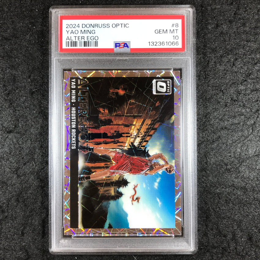 2024-25 Donruss Optic YAO MING Alter Ego SSP #8 PSA 10 (066)