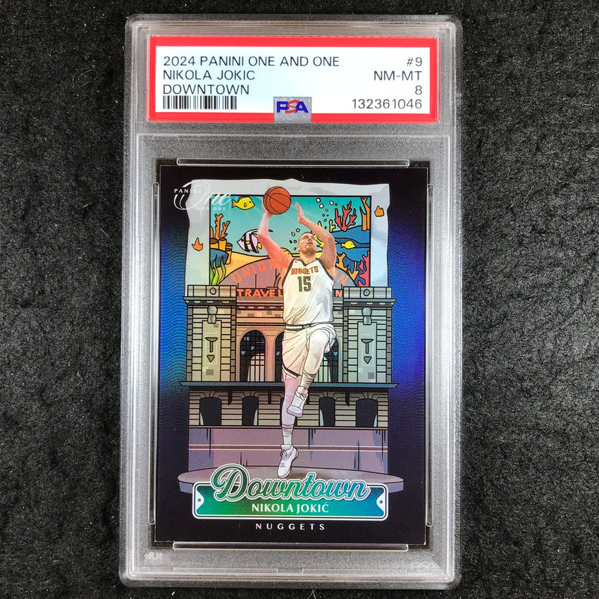2024-25 One and One NIKOLA JOKIC Downtown SSP #9 PSA 8 (046)
