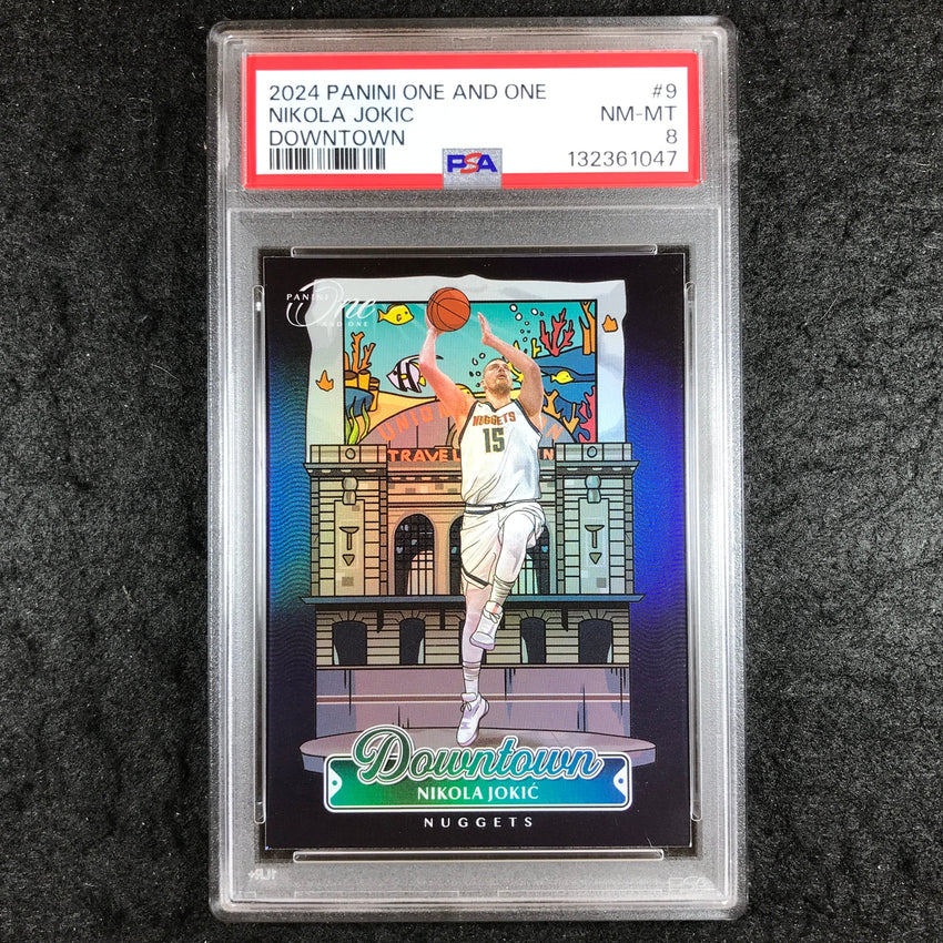 2024-25 One and One NIKOLA JOKIC Downtown SSP #9 PSA 8 (047)
