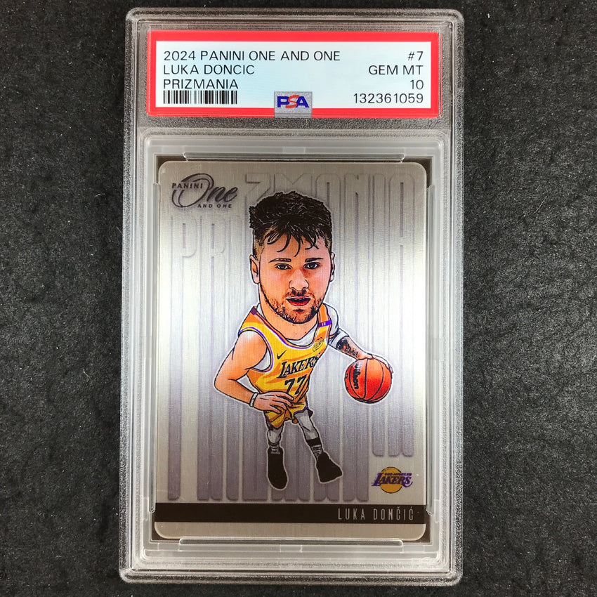 2024-25 One and One LUKA DONCIC Prizmania SSP #7 PSA 10 (059)