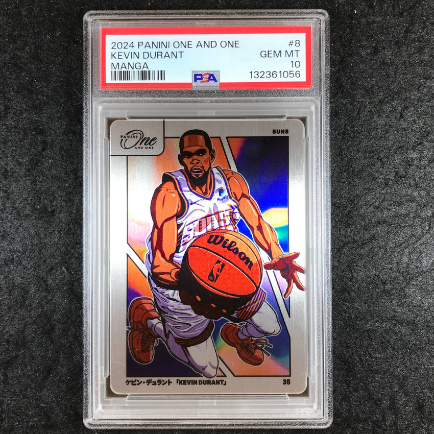 2024-25 One and One KEVIN DURANT Manga SSP #8 PSA 10 (056)