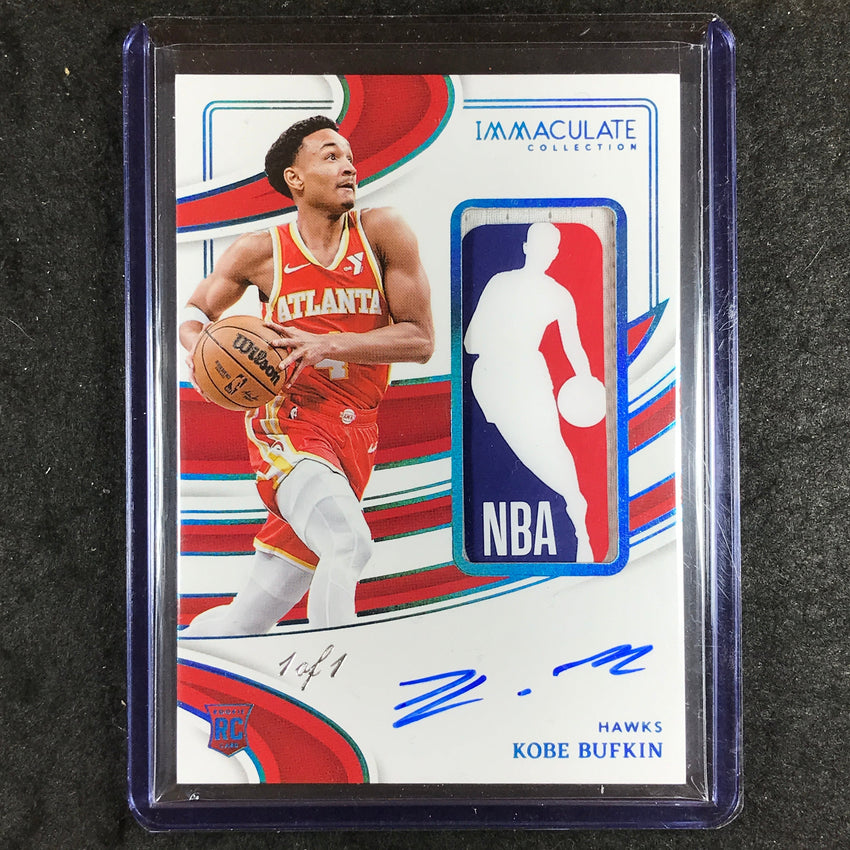 2023-24 Immaculate KOBE BUFKIN Rookie Logoman Auto 1/1