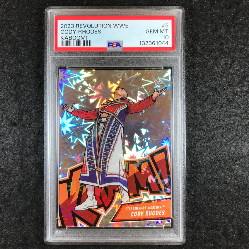 2023 Revolution WWE CODY RHODES Kaboom! SSP #5 PSA 10 (044)