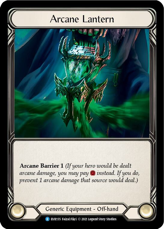 COLD FOIL Arcane Lantern - EVR155 - Rare Everfest 1st Edition