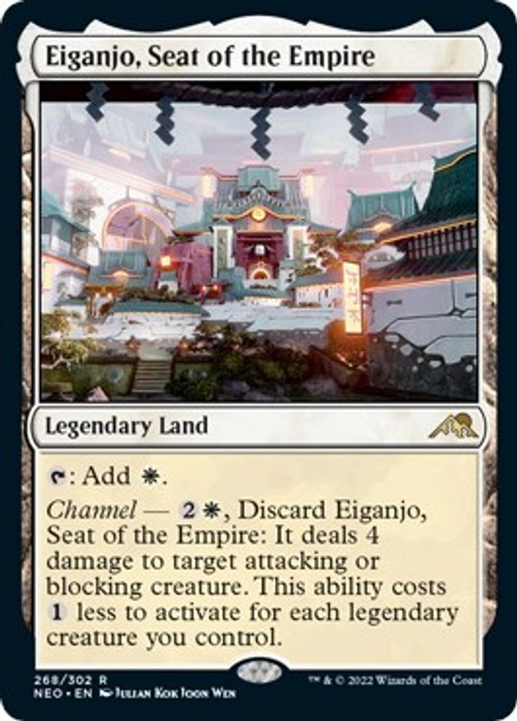 Eiganjo Seat Of The Empire 268/302 - Rare Kamigawa Neon Dynasty