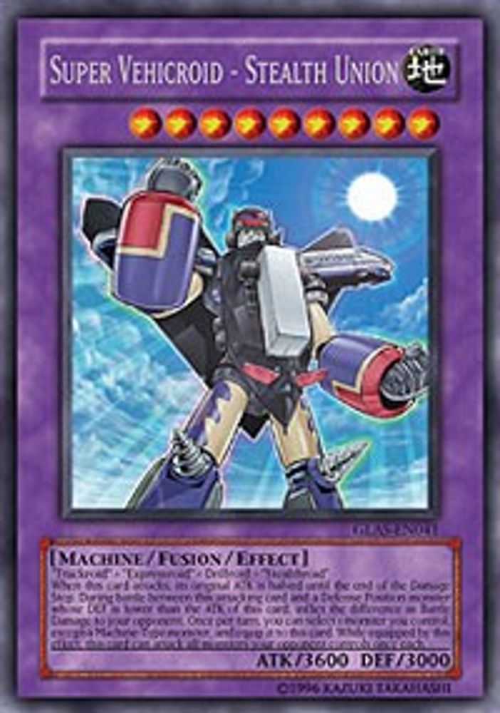 Super Vehicroid - Stealth Union - (GLAS-EN041) - Secret Rare  Unlimited