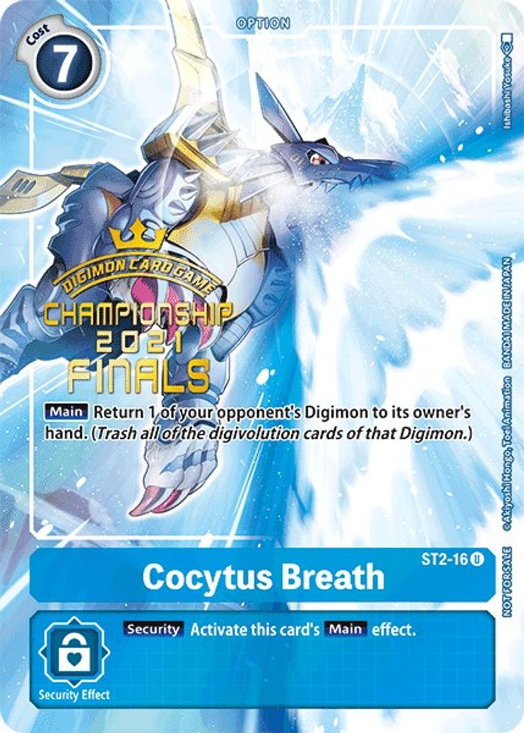 Cocytus Breath - St2-16 - 2021 Championship Finals Stamp Promo