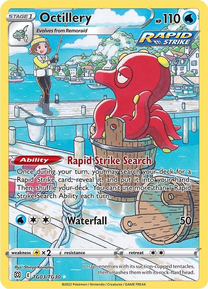 Octillery - [  TG03/TG30 ] - Ultra Rare - Pokemon SWSH09 Brilliant Stars Trainer Gallery