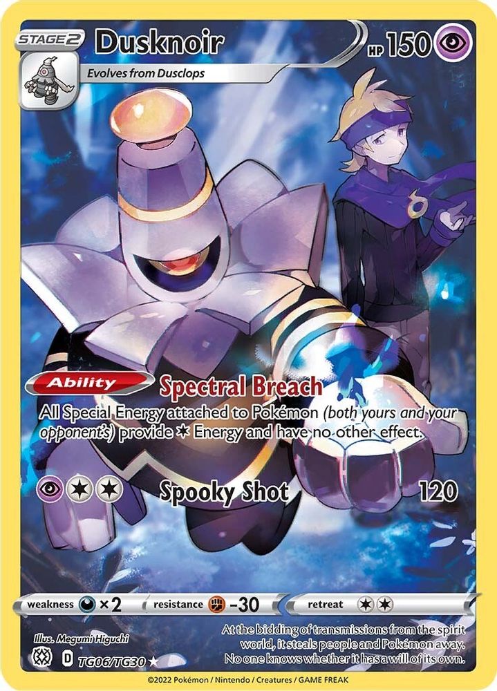 Dusknoir - [  TG06/TG30 ] - Ultra Rare - Pokemon SWSH09 Brilliant Stars Trainer Gallery