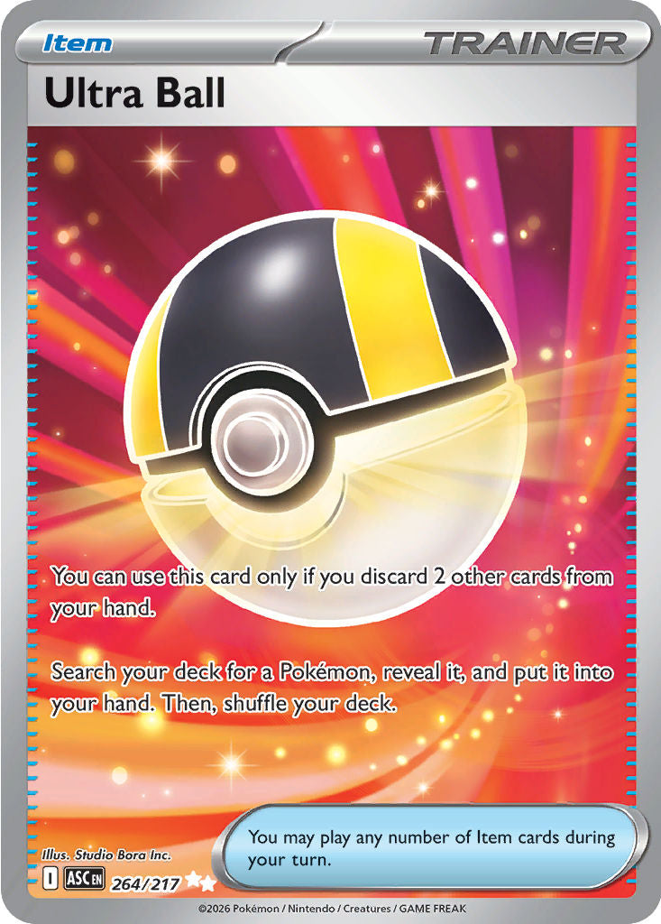 Ultra Ball - [  264/217 ] - Ultra Rare - Pokemon ME Ascended Heroes