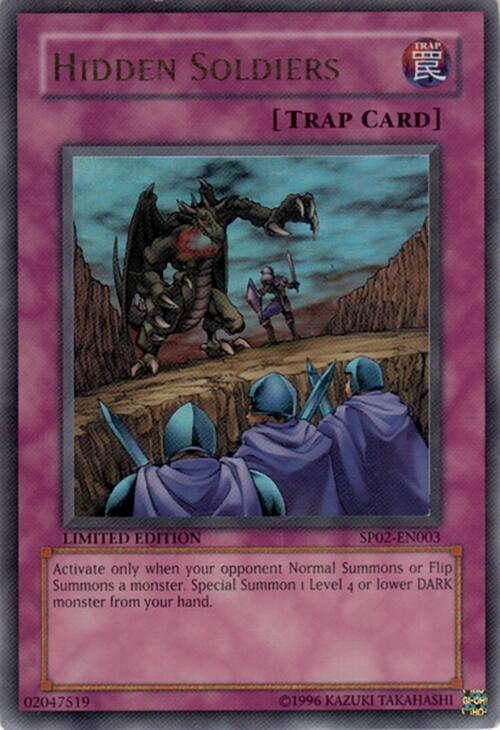 Hidden Soldiers - SP02-EN003 - Ultra Rare Limited Edition