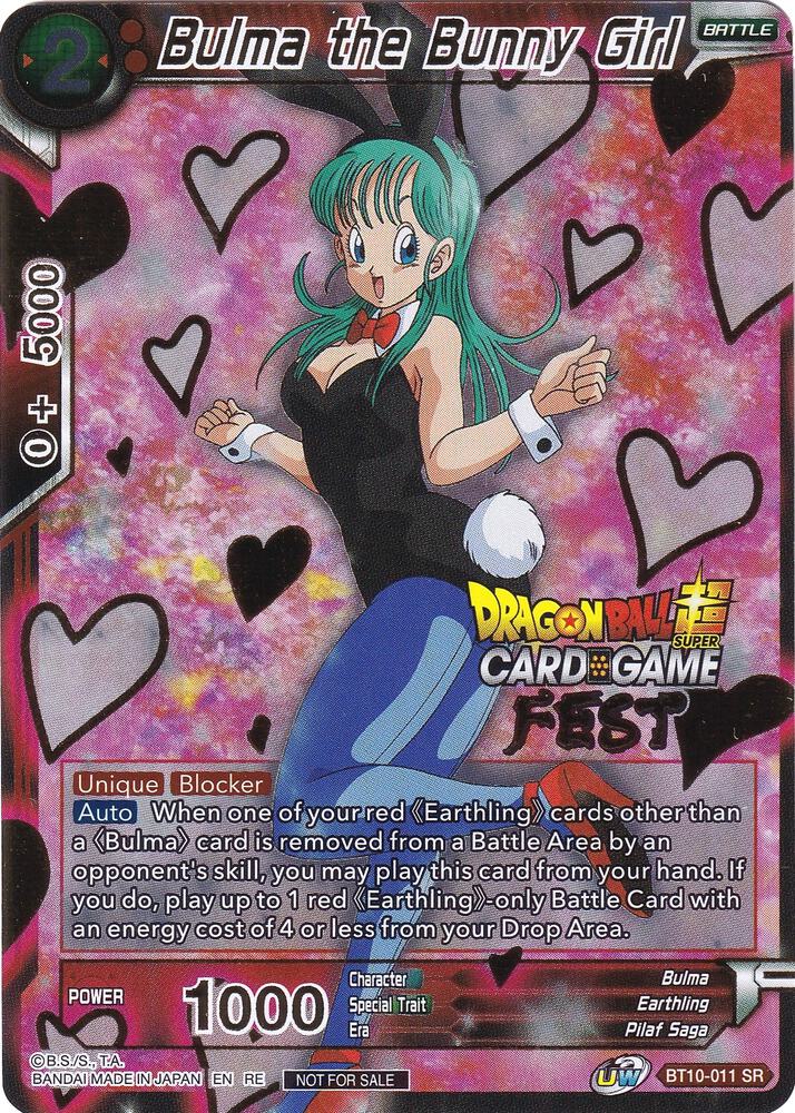 Bulma the Bunny Girl - BT10-011  - SR - Card Game Fest 2022 Promo