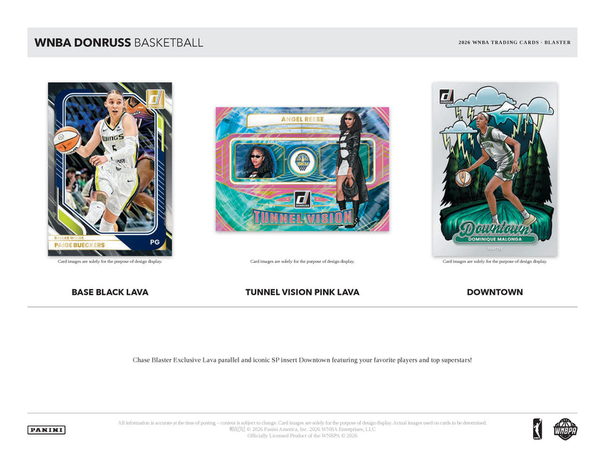 2026 Panini Donruss WNBA Basketball Blaster Box-Cherry Collectables