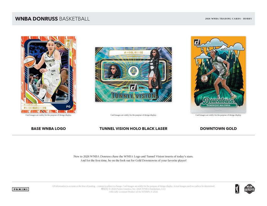 2026 Panini Donruss WNBA Basketball Hobby Box (Pre Order)