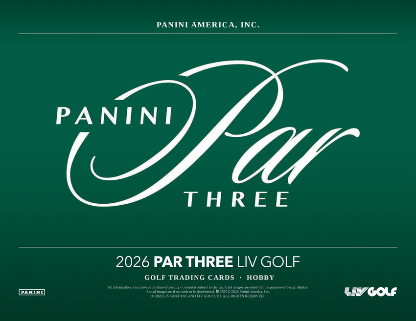 2026 Panini Par Three LIV Golf Hobby Box (Pre Order)-Cherry Collectables