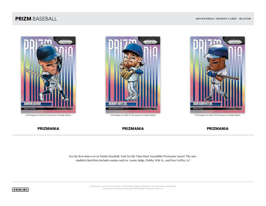 2026 Panini Prizm Baseball Blaster Box