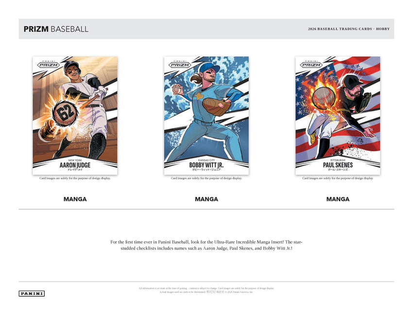 2026 Panini Prizm Baseball Hobby Box (Pre Order)