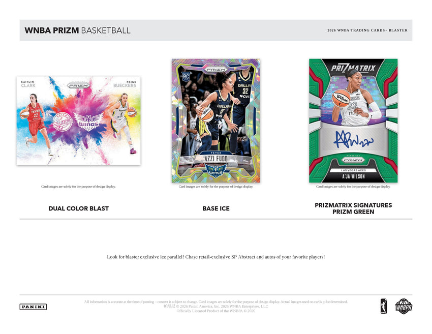2026 Panini Prizm WNBA Basketball Blaster Box