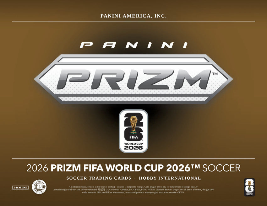 2026 Panini Prizm FIFA World Cup Soccer Hobby International Box (Pre Order)