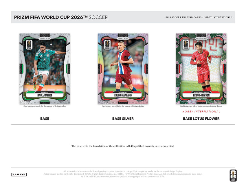 2026 Panini Prizm FIFA World Cup Soccer Hobby International Box (Pre Order)