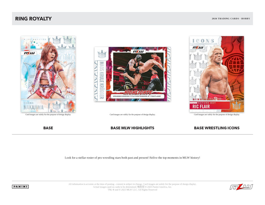 2026 Panini Ring Royalty Major League Wrestling Hobby Box (Pre Order)