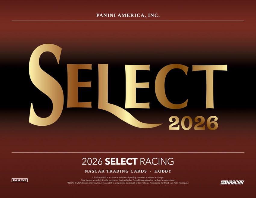 2026 Panini Select NASCAR Racing Hobby Box (Pre Order)