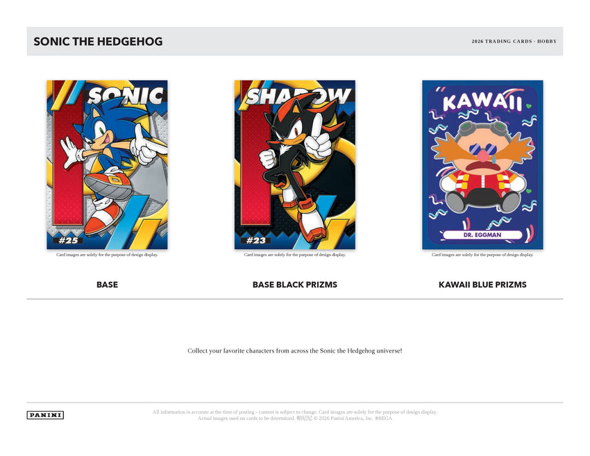 2026 Panini Sonic the Hedgehog Hobby Box (Pre Order)