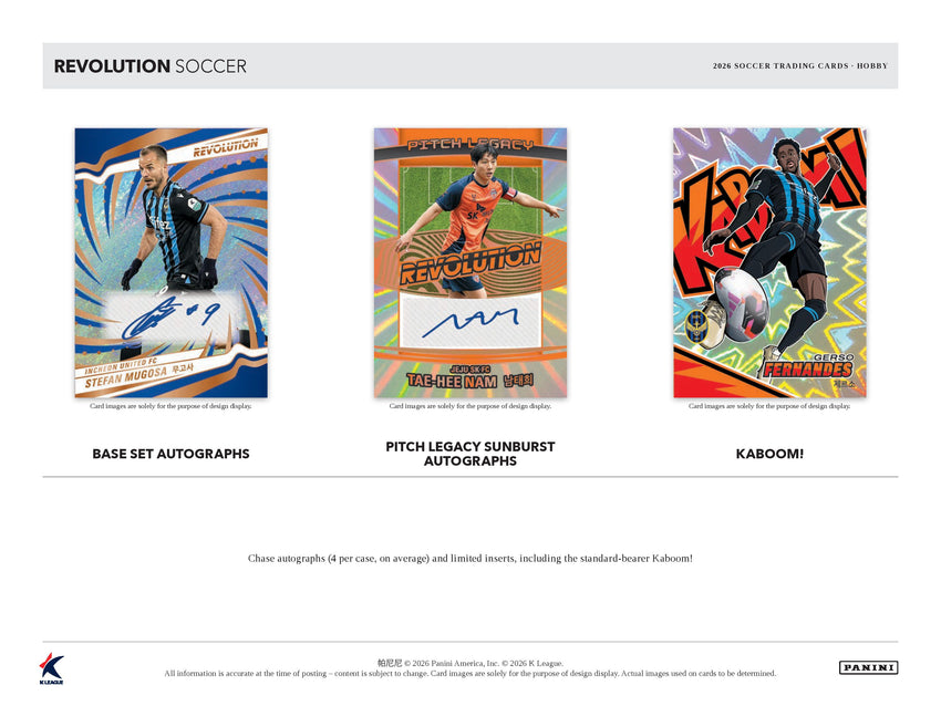 2026 Panini Revolution K League Soccer Hobby Box