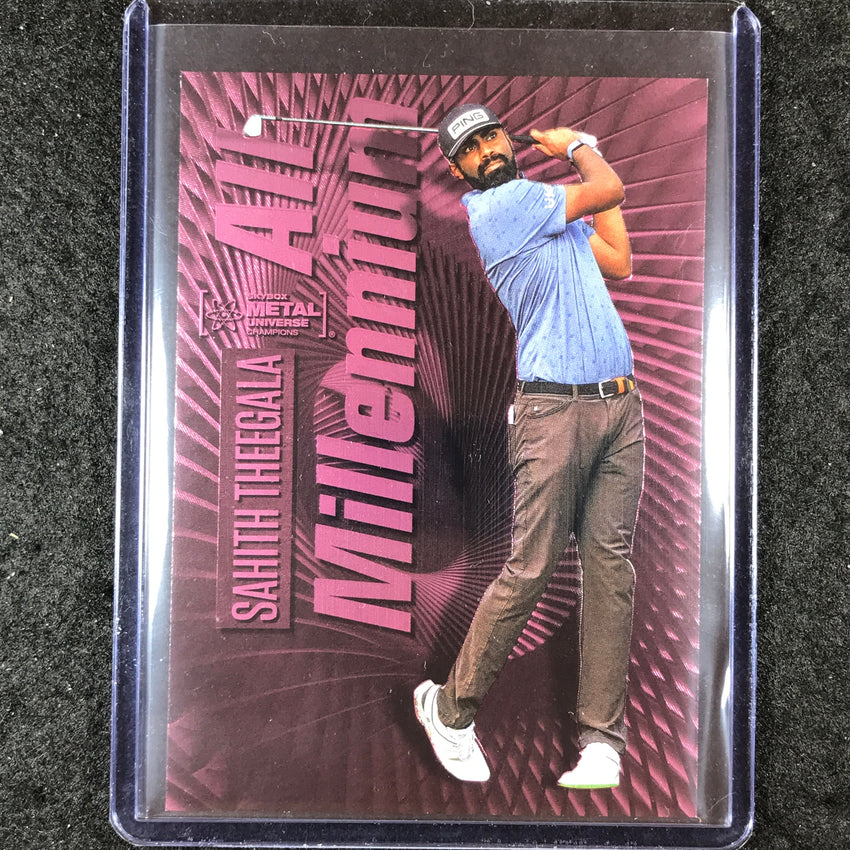 2023 Metal Universe Champions SAHITH THEEGALA All-Millennium Rookie Pink FX 6/75